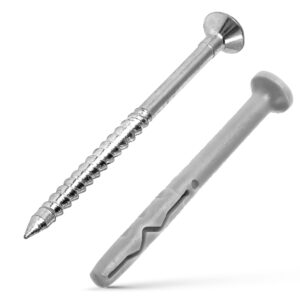 Kołki szybkiego montażu wbijany z łbem stożkowym i gniazdem PZ2 8,0 x 160 mm 100 szt. SM-08160