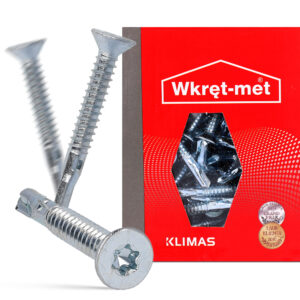 Wkręty samowiercące do mocowania drewna do podłoża stalowego TX 6,3 x 60 mm 200 szt. WSDST-63060