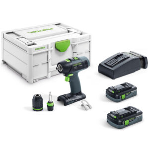 Akumulatorowa wiertarko-wkrętarka FESTOOL T 18+3 HPC 4,0 I-Plus