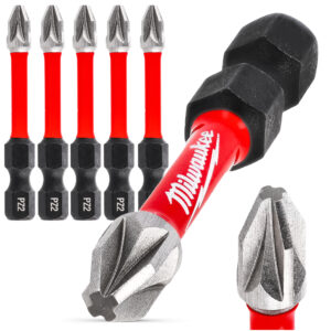 5x Bity udarowe Milwaukee SHOCKWAVE IMPACT DUTY™ PZ2 50 mm