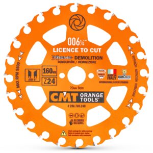 Tarcza pilarska CMT HM XTREME DEMOLITION D=160 Z=24 F=20 K/P=2,3,/1,2 mm