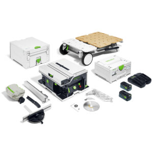 Akumulatorowa stołowa pilarka tarczowa FESTOOL CSC SYS 50 EBI-Set 577379